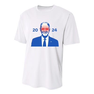 Dark Brandon 2024 Joe BidenS Campaign Youth Performance Sprint T-Shirt