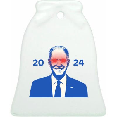 Dark Brandon 2024 Joe BidenS Campaign Ceramic Bell Ornament