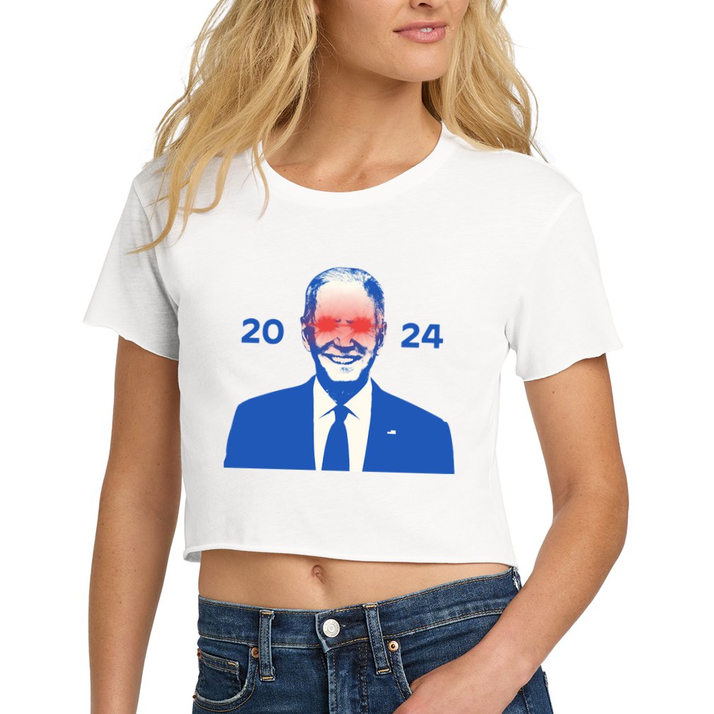 Dark Brandon 2024 Joe BidenS Campaign Crop Top
