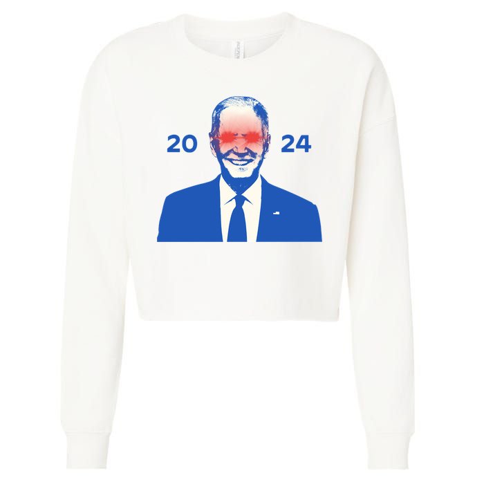 Dark Brandon 2024 Joe BidenS Campaign Cropped Pullover Crew
