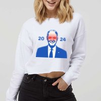 Dark Brandon 2024 Joe BidenS Campaign Cropped Pullover Crew