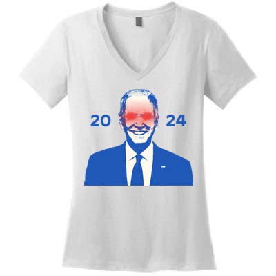 Dark Brandon 2024 Joe BidenS Campaign Women's V-Neck T-Shirt