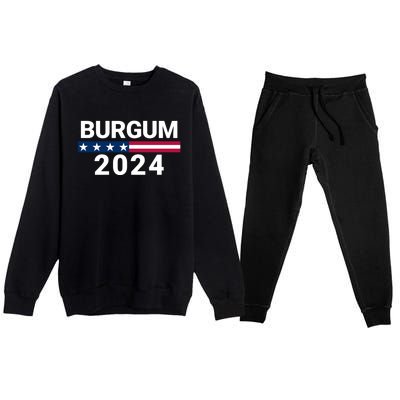 Doug Burgum 2024 Doug Burgum For Presidential Election 2024 Premium Crewneck Sweatsuit Set