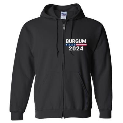 Doug Burgum 2024 Doug Burgum For Presidential Election 2024 Full Zip Hoodie