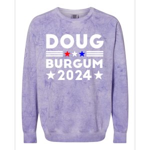 Doug Burgum 2024 Doug Burgum For Presidential Election 2024 Colorblast Crewneck Sweatshirt