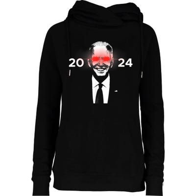 Dark Brandon 2024 Biden Harris 2024 Womens Funnel Neck Pullover Hood