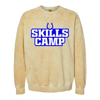 Deforest Buckner 2024 Colts Skills Camp Colorblast Crewneck Sweatshirt