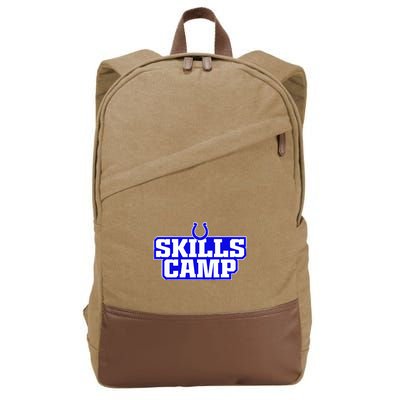 Deforest Buckner 2024 Colts Skills Camp Cotton Canvas Backpack