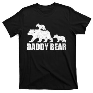 Daddy Bear 2 Cubs Shirt Daddy Bear Twin  Dad 2  T-Shirt