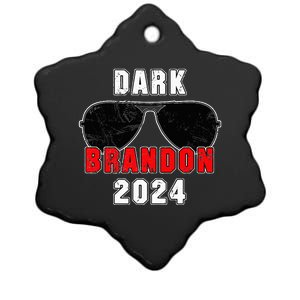 Dark Brandon 2024 CMon Man Vote Joe Pro Biden Ceramic Star Ornament