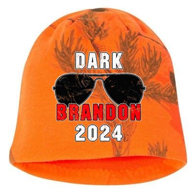 Dark Brandon 2024 CMon Man Vote Joe Pro Biden Kati - Camo Knit Beanie