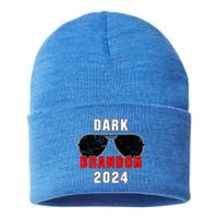 Dark Brandon 2024 CMon Man Vote Joe Pro Biden Sustainable Knit Beanie