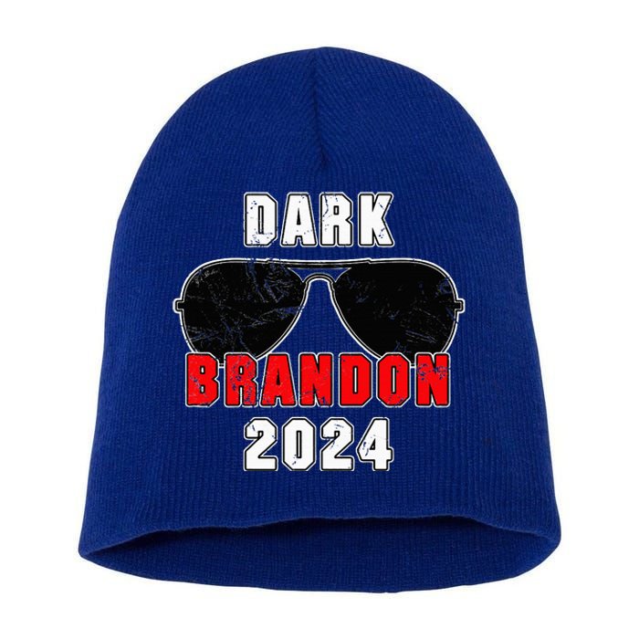 Dark Brandon 2024 CMon Man Vote Joe Pro Biden Short Acrylic Beanie