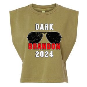 Dark Brandon 2024 CMon Man Vote Joe Pro Biden Garment-Dyed Women's Muscle Tee