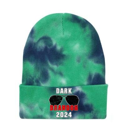 Dark Brandon 2024 CMon Man Vote Joe Pro Biden Tie Dye 12in Knit Beanie