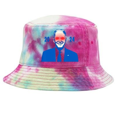 Dark Brandon 2024 Biden Funny New Campaign Tie-Dyed Bucket Hat