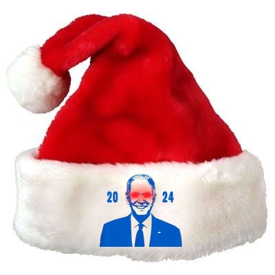 Dark Brandon 2024 Biden Funny New Campaign Premium Christmas Santa Hat