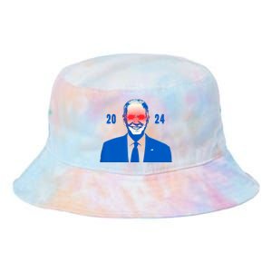 Dark Brandon 2024 Biden Funny New Campaign Tie Dye Newport Bucket Hat