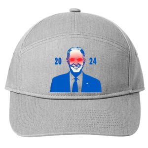 Dark Brandon 2024 Biden Funny New Campaign 7-Panel Snapback Hat