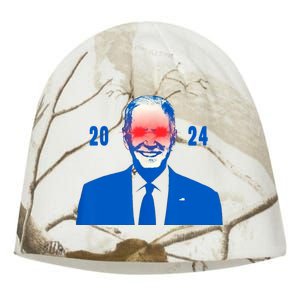 Dark Brandon 2024 Biden Funny New Campaign Kati - Camo Knit Beanie