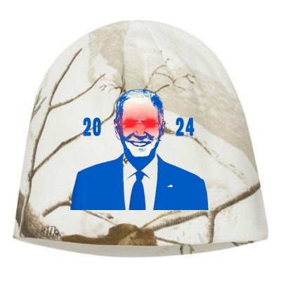 Dark Brandon 2024 Biden Funny New Campaign Kati - Camo Knit Beanie