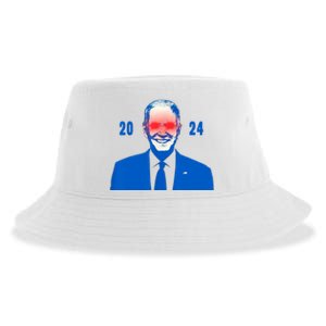 Dark Brandon 2024 Biden Funny New Campaign Sustainable Bucket Hat