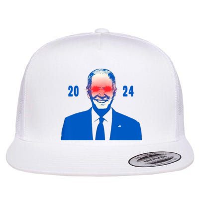 Dark Brandon 2024 Biden Funny New Campaign Flat Bill Trucker Hat