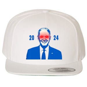 Dark Brandon 2024 Biden Funny New Campaign Wool Snapback Cap