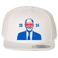 Dark Brandon 2024 Biden Funny New Campaign Wool Snapback Cap