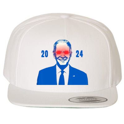 Dark Brandon 2024 Biden Funny New Campaign Wool Snapback Cap