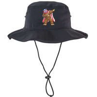 Dabbing Bigfoot 4th Of July Sasquatch American Flag Legacy Cool Fit Booney Bucket Hat