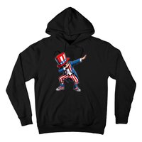 Dabbing Boy 4th Of July American Flag Usa Patriotic Hoodie