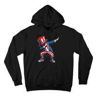 Dabbing Boy 4th Of July American Flag Usa Patriotic Tall Hoodie