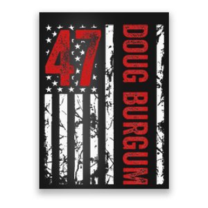 Doug Burgum 47th President 2024 Election Poster