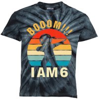 Dabbing Birthday 6 Years Old Birthday Outfit Kids Tie-Dye T-Shirt