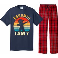 Dabbing Birthday 7 Years Old Birthday Outfit Pajama Set