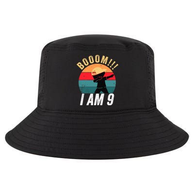 Dabbing Birthday 9 Years Old Birthday Outfit Boy Gift Cool Comfort Performance Bucket Hat