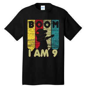 Dabbing Birthday 9 Years Old Birthday Outfit Cute Tall T-Shirt