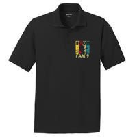 Dabbing Birthday 9 Years Old Birthday Outfit Cute PosiCharge RacerMesh Polo