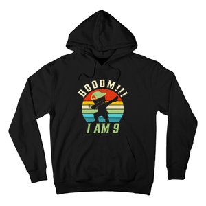 Dabbing Birthday 9 Years Old Birthday Outfit Hoodie