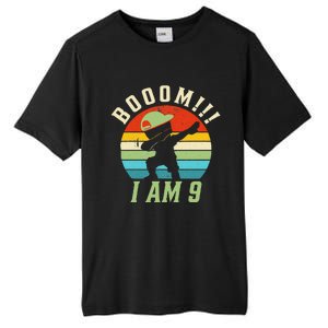 Dabbing Birthday 9 Years Old Birthday Outfit Tall Fusion ChromaSoft Performance T-Shirt