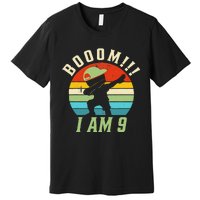 Dabbing Birthday 9 Years Old Birthday Outfit Premium T-Shirt