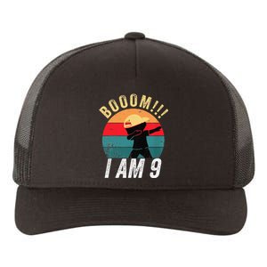 Dabbing Birthday 9 Years Old Birthday Outfits Gift Yupoong Adult 5-Panel Trucker Hat