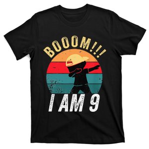 Dabbing Birthday 9 Years Old Birthday Outfits Gift T-Shirt