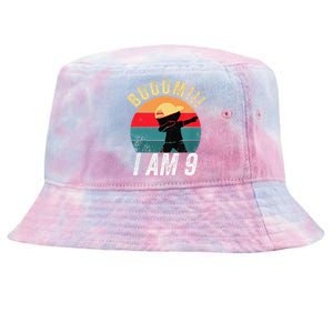 Dabbing Birthday 9 Years Old Birthday Outfits Gift Tie-Dyed Bucket Hat