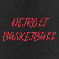 Detroit Basketball 7 Panel Mesh Trucker Snapback Hat