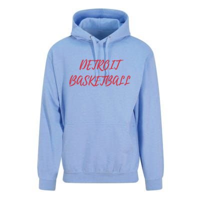 Detroit Basketball Unisex Surf Hoodie