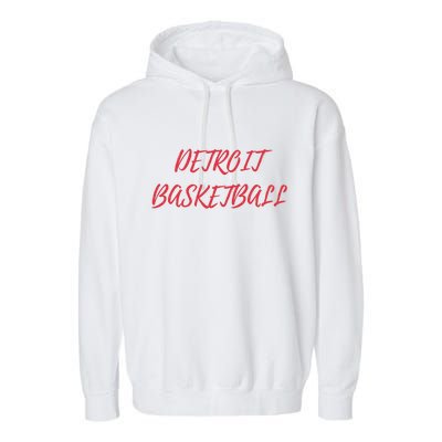 Detroit Basketball Garment-Dyed Fleece Hoodie