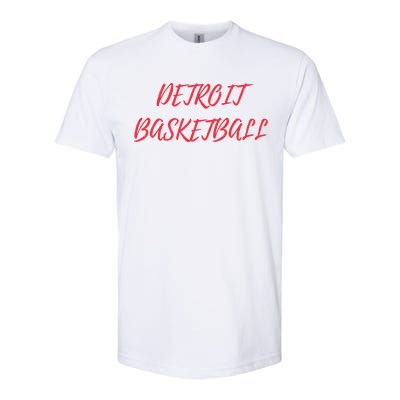 Detroit Basketball Softstyle CVC T-Shirt