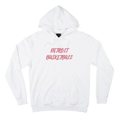 Detroit Basketball Hoodie